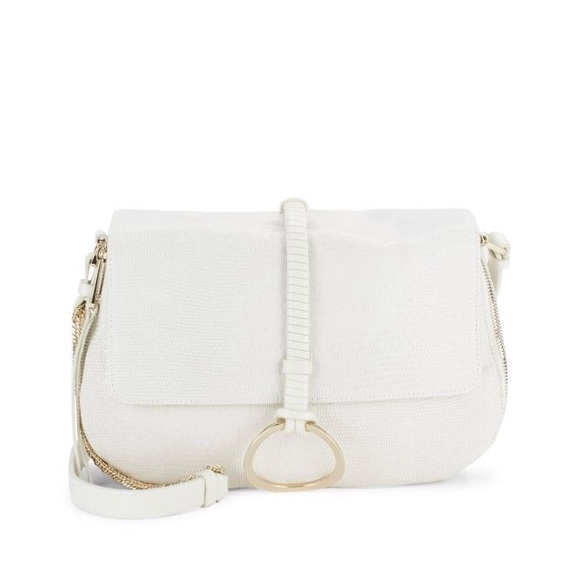 halston heritage leather shoulder bag